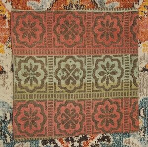 Vintage Turkish Kilim boho pillow cover 20" x 20" brand new